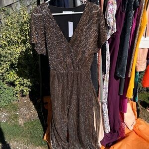 NWT!! All In Favor sparkly jumpsuit